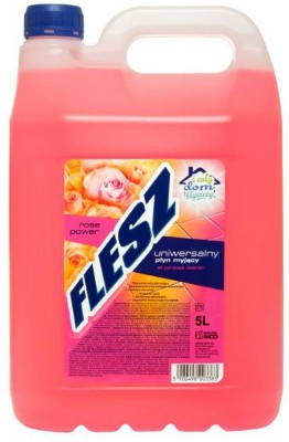 Flesz, Rose Power, Uniwersalny płyn myjący, 5l