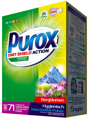 Purox Universal proszek do prania tkanin białych i kolorowych 5kg