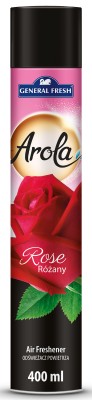 Arola, General Fresh, Róża, odświeżacz powietrza, aerozol, 400ml