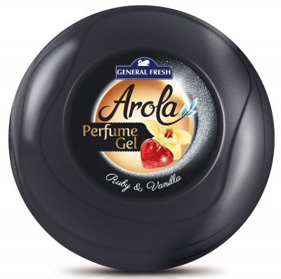 Arola, General Fresh, Prefume Gel, Kula, Ruby & Vanilia, odświeżacz powietrza w żelu, 150g