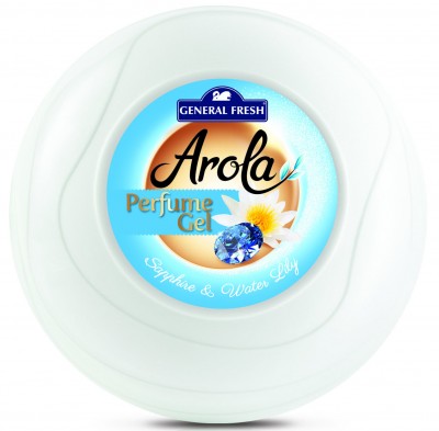 Arola, General Fresh, Prefume Gel, Kula, Sapphire & Water Lily, odświeżacz powietrza w żelu, 150g