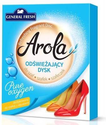 Arola, General Fresh, Oxygen, Odświeżający dysk do szaf i szafek, 1 sztuka