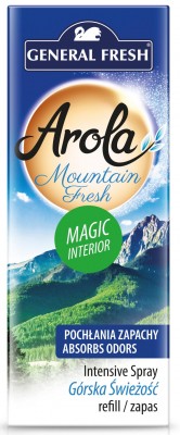 Arola, General Fresh Magiczna Szyszka, Górska Świeżość, odświeżacz powietrza, zapas, 1 sztuka