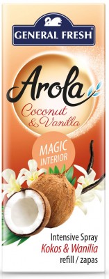Arola, General Fresh Magiczna Szyszka, Kokos & Wanilia , odświeżacz powietrza, zapas, 1 sztuka