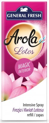 Arola, General Fresh Magiczna Szyszka, Lotos, odświeżacz powietrza, zapas, 1 sztuka
