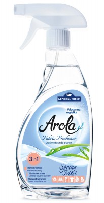 General Fresh Arola, Spring Mist, Odświeżacz do tkanin w sprayu, 500ml