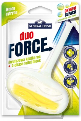 General Fresh , Dwufazowa Cytrynowa zawieszka do toalety, 40g
