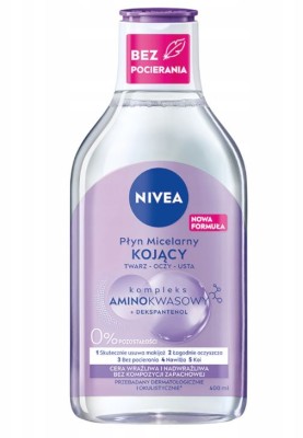 Nivea, Pielęgnujący płyn micelarny, skóra wrażliwa, 400ml