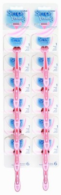 Gillette, Simply Venus 3, jednoczęściowa maszynka do golenia dla kobiet, 3 ostrza, 12 sztuk