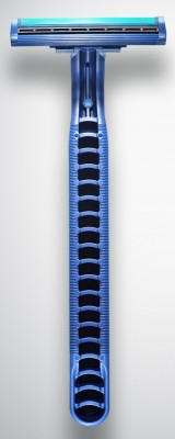 Gillette Blue II Plus, jednoczęściowa maszynka do golenia dla mężczyzn, 2 ostrza, 48 sztuk