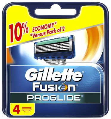 Gillette Fusion ProGlide, wkłady do maszynki do golenia, 5 ostrzy, 4 sztuki