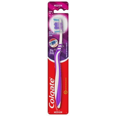 Colgate Zig-Zag Plus średnia szczoteczka do zębów 1 sztuka