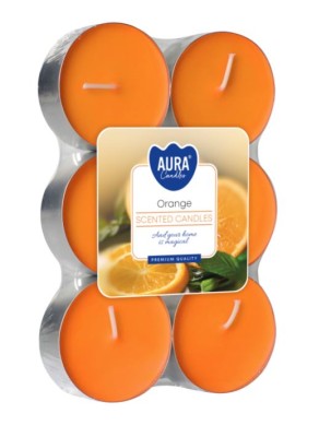 Bispol Maxi, Pomarańcza, podgrzewacze zapachowe, 6 sztuk