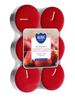 Bispol Maxi, Truskawka, podgrzewacze zapachowe, 6 sztuk