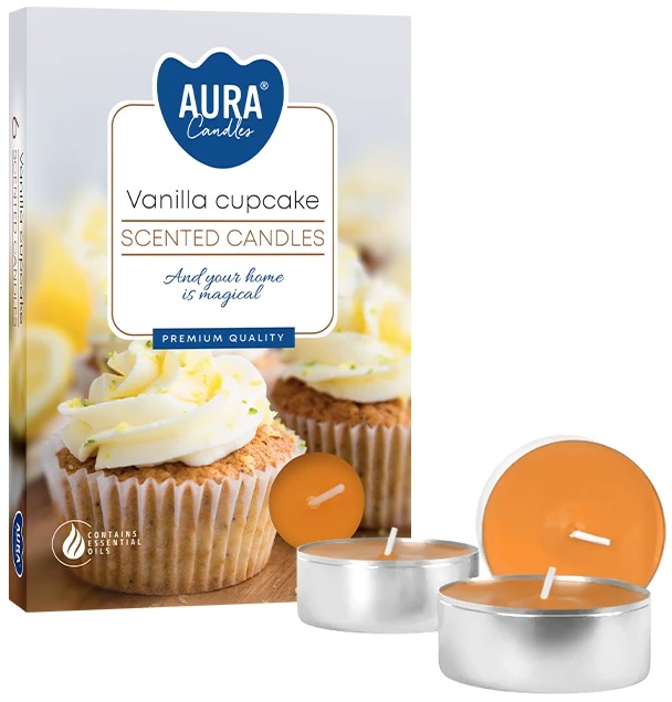 PODGRZEWACZE świeczki zapachowe Bispol p15-202 Aura - CIASTECZKO WANILIOWE