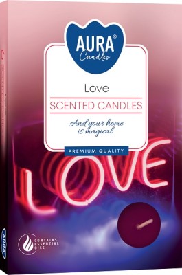 Bispol, Love, podgrzewacze zapachowe, 6 sztuk