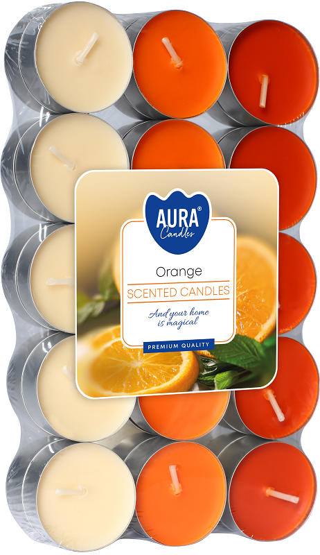 Bispol p15-30-63 Aura POMARAŃCZA podgrzewacze zapachowe - 30 sztuk