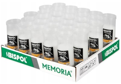 Bispol Memoria p110 wkłady parafinowe do zniczy 42 godziny palenia 30 sztuk