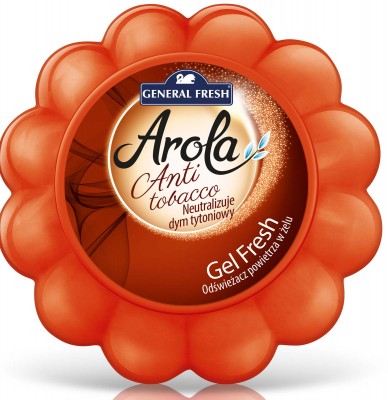 Arola, General Fresh ,Gel Fresh, Dynia,  Antytabac, odświeżacz powietrza w żelu, 150g, 10 sztuk