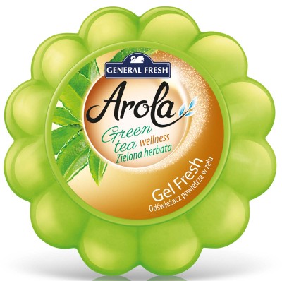 Arola, General Fresh ,Gel Fresh, Dynia, Zielona Herbata, odświeżacz powietrza w żelu, 150g, 10 sztuk