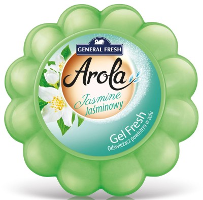 Arola, General Fresh ,Gel Fresh, Dynia, Jaśmin, odświeżacz powietrza w żelu, 150g, 10 sztuk