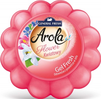 Arola, General Fresh ,Gel Fresh, Dynia, Kwiatowy, odświeżacz powietrza w żelu, 150g, 10 sztuk