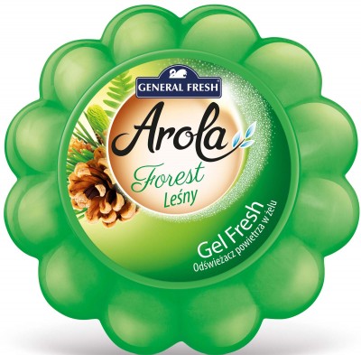Arola, General Fresh ,Gel Fresh, Dynia, Leśny, odświeżacz powietrza w żelu, 150g, 10 sztuk