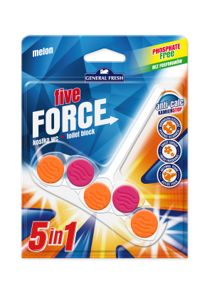 General Fresh, Five Force, Melon, zawieszka do toalety, 50g