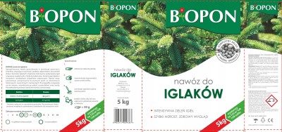 Bopon nawóz granulowany do iglaków BiOPON 5kg