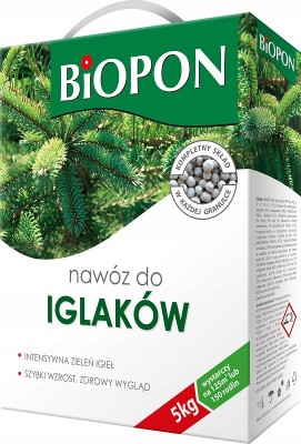 Bopon nawóz granulowany do iglaków BiOPON 5kg