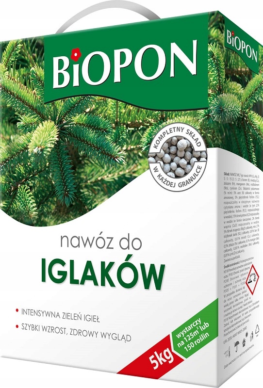 Bopon nawóz granulowany do iglaków BiOPON 5kg