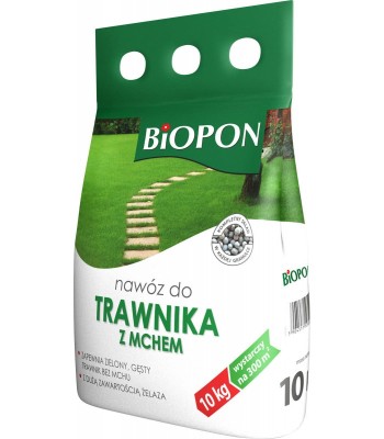 Biopon, nawóz granulowany do trawnika z mchem, 10kg
