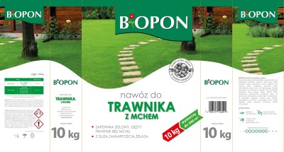 Bopon nawóz granulowany do trawnika z mchem BiOPON 10kg