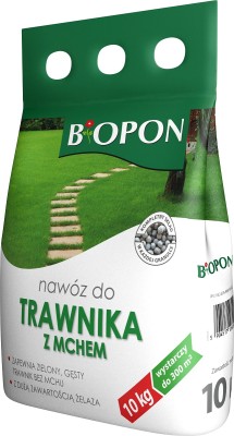 Bopon nawóz granulowany do trawnika z mchem BiOPON 10kg
