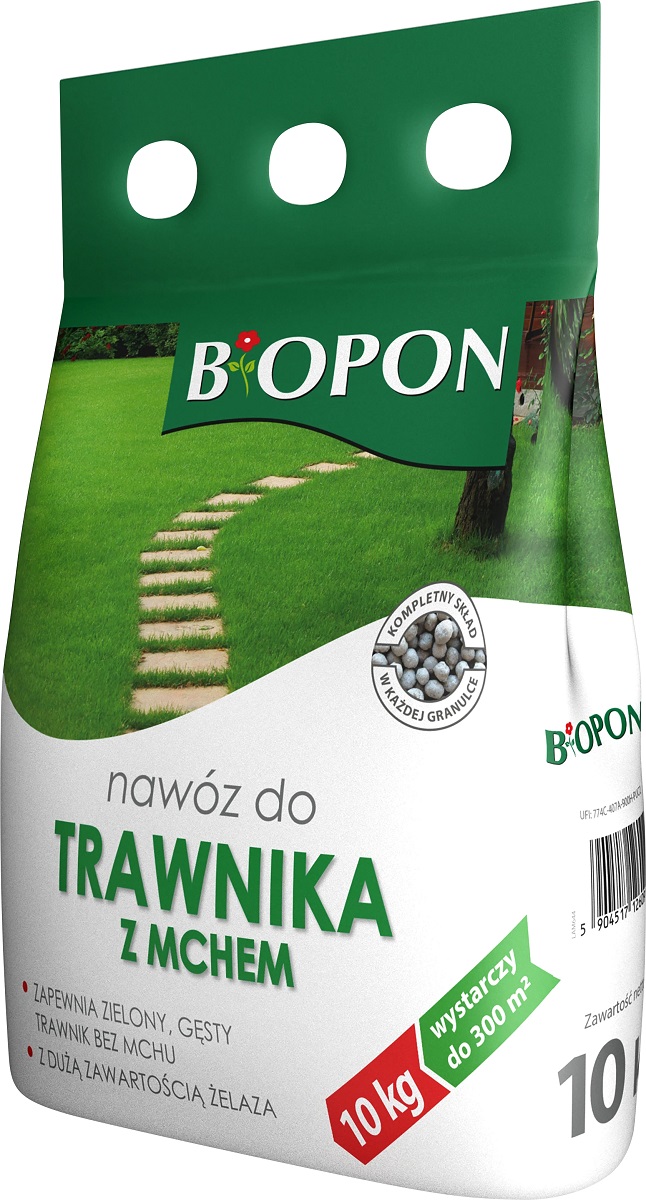 Bopon nawóz granulowany do trawnika z mchem BiOPON 10kg