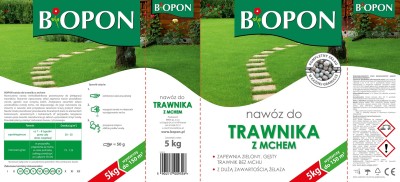 Bopon nawóz granulowany do trawnika z mchem BiOPON 5kg