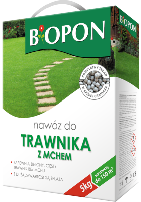 Bopon nawóz granulowany do trawnika z mchem BiOPON 5kg