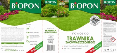 Bopon nawóz granulowany do trawnika zachwaszczonego BiOPON 5kg