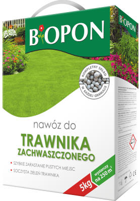 Bopon nawóz granulowany do trawnika zachwaszczonego BiOPON 5kg