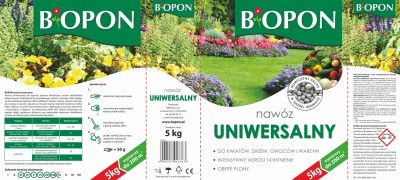 Bopon nawóz granulowany uniwersalny BiOPON karton 5kg