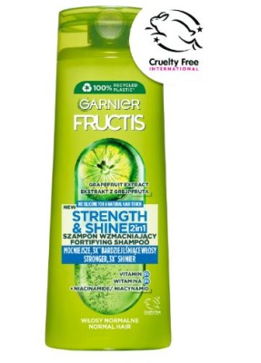 Garnier Fructis 2w1, szampon wzmacniający do włosów normalnych, 400ml