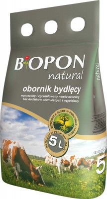 Biopon Natural, Bydlęcy obornik granulowany,  5l