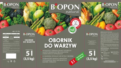 Bopon Natural Kurzy obornik granulowany do warzyw BiOPON 5L