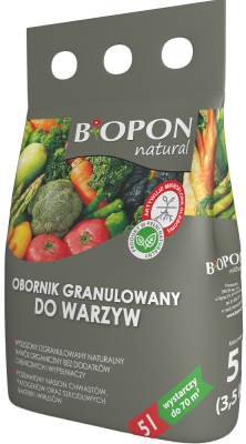 Bopon Natural Kurzy obornik granulowany do warzyw BiOPON 5L