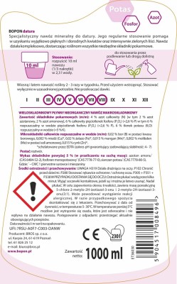 Bopon nawóz w płynie do datury BiOPON 1l