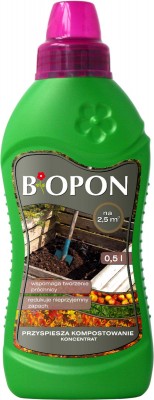 Biopon, Komposter w płynie przyspieszający kompostowanie, 500ml