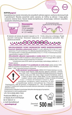 Bopon nawóz w płynie do paproci BiOPON 500ml