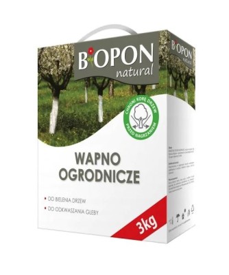 Biopon, wapno ogrodnicze granulowane, 3kg