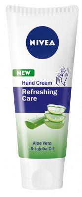 Nivea Hand, Refreshing Care, Aloes, krem do rąk nawilżenie i wygładzenie, 75ml