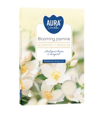 Bispol, Kwitnący jaśmin, podgrzewacze zapachowe, 6 sztuk